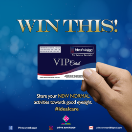 Win Ideal Vision Center VIP CARD! Win Ideal Vision Center VIP CARD!